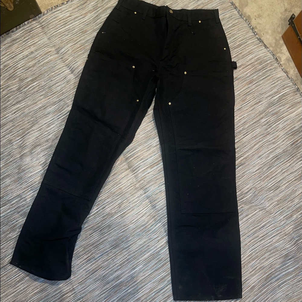 Carhartt  double knee canvas pants.